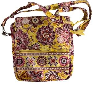 Ver Bradley large satchel in Bali Gold